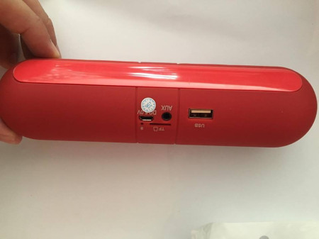   Стереоколонки Bluetooth хапче дизайн FIVESTAR червени
